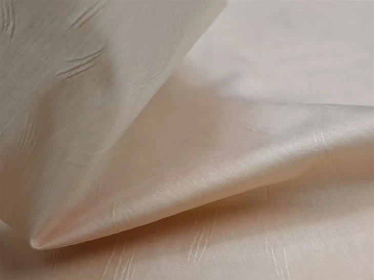 Polyester-cotton Flower Jacquard Fabric With Acetic Acid Treatment factory